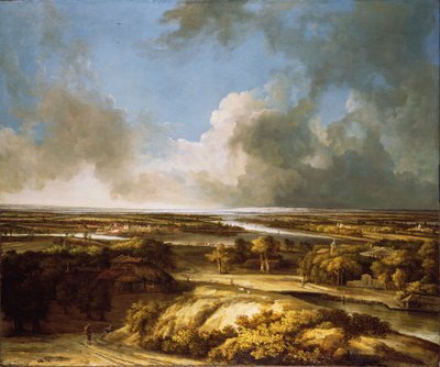 A Panoramic Landscape by Phillips de Koninck